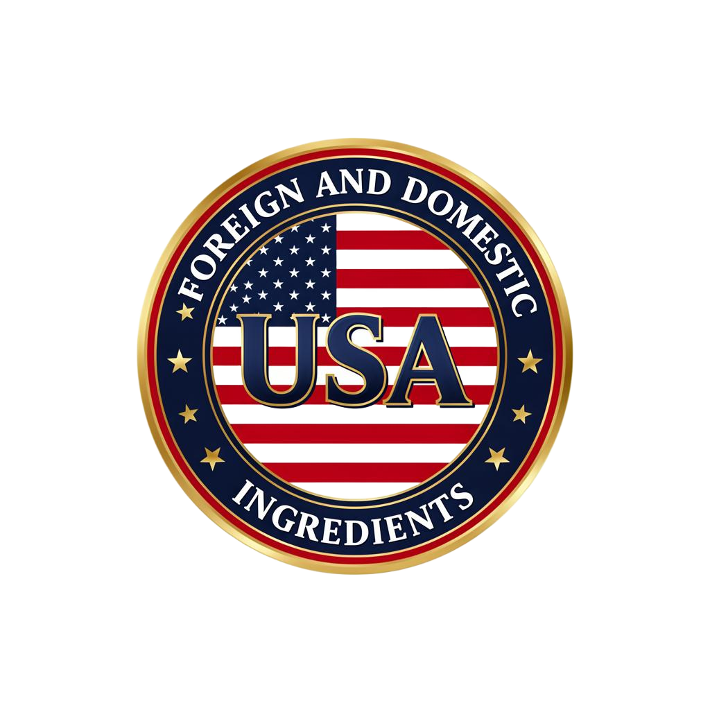 USA sourced ingredients